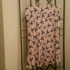 LuLaRoe Azure a-line skirt